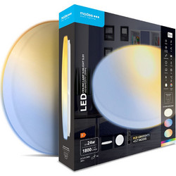 Modee Φωτιστικό Οροφής LED Sunlight SL01 24W 4000K+RGBIC D380x70mm (1800 lumens) ERP