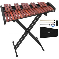 VEVOR Glockenspiel Xylophone Brown / 25 Notes