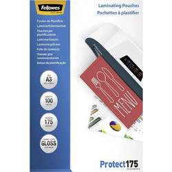 Fellowes A3 Glossy 175 Micron Ζελατίνες Πλαστικοποίησης Γυαλιστερές A3 100 microns 100τμχ