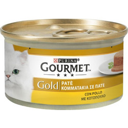 Purina Gourmet Gold Pate Adult Κοτόπουλο 24x85gr