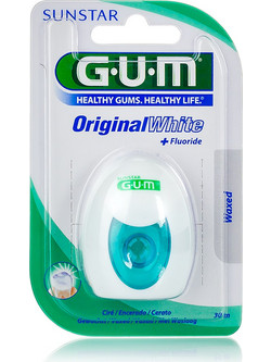 Gum Original White 2040 Κερωμένο Οδοντικό Νήμα 30m