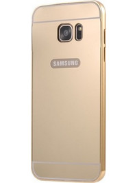 Θήκη Samsung Galaxy S7 Αλουμινίου Καθρέφτης - Χρυσό - OEM