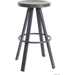 Tsouna steel metal - Σκαμπό μεταλλικό ύψος 77 cm