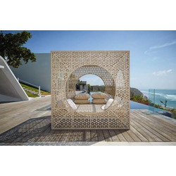 CUBE DAYBED - Κιόσκι πολυαιθυλένιο με αλουμινίου σκελετό - με μαξιλάρια αδιάβροχα 2,00 (Μ) x 2,00 (Π) x 2,00 (Υ)