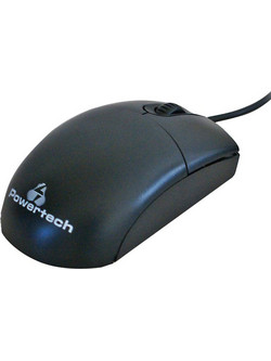 Powertech PT-087 Ενσύρματο Ποντίκι Black