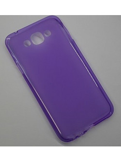 Samsung Galaxy E7 (SM-E700) - Θήκη TPU GEl Μώβ (OEM)