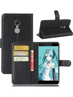 Βιβλίο Θήκη Για Xiaomi Redmi Note 4/4X δερμάτινο μαζί με Stand - Μαύρο