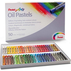 ΛΑΔΟΠΑΣΤΕΛ PENTEL SET 50 ΧΡΩΜΑΤΩΝ 6 ΤΜ