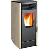 Thermiki Aero 6 Beige Σόμπα Pellet Αερόθερμη 6kW