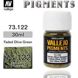 Vallejo Pigment 73.122 FADED OLIVE GREEN