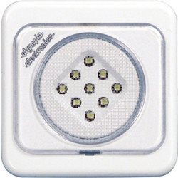 Φωτιστικό τοίχου Weather Spot Light GR-80/W μη συνεχούς λειτουργίας στεγανό IP65 Olympia Electronics 923080001