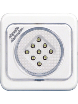 Φωτιστικό τοίχου Weather Spot Light GR-80/W μη συνεχούς λειτουργίας στεγανό IP65 Olympia Electronics 923080001
