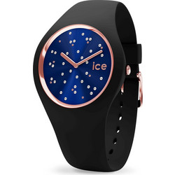 Ice Watch Γυναικείο Ρολόι με Μαύρο Καουτσούκ Λουράκι IC016298