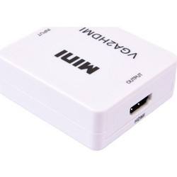 1080P VGA To HDMI Audio Video Converter Box Adapter