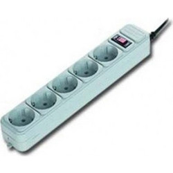GEMBIRD POWER CUBE SURGE PROTECTOR 5 SOCKETS 1.8m WHITE SPG3B6C