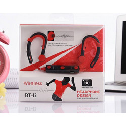 ΑΚΟΥΣΤΙΚΑ BLUETOOTH ΑΘΛΗΣΗΣ BLUETOOTH STEREO WIRELESS SPORTS HEADSET BT13 (RED) ΚΟΚΚΙΝΟ ΧΡΩΜΑ