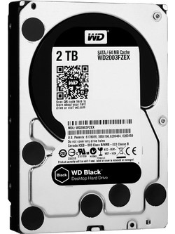 Western Digital Black 2TB HDD Σκληρός Δίσκος 3.5" Sata 3 7200rpm με 64MB Cache
