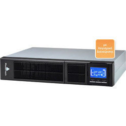 Powertech PT-WP3000OL UPS On-Line 3000VA 2400W Καθαρού Ημιτόνου με 3 Πρίζες Schuko