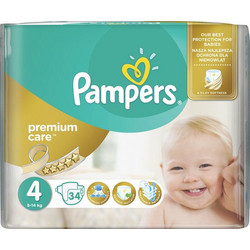Pampers Premium Care Maxi Πάνες No4 8-14kg 34τμχ