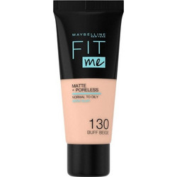 Maybelline Fit Me Matte & Poreless 130 Buff Beige Liquid Foundation 30ml