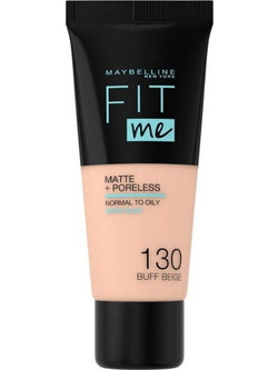 Maybelline Fit Me Matte & Poreless 130 Buff Beige Liquid Foundation 30ml