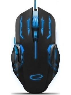 Esperanza MX403 Ενσύρματο Gaming Ποντίκι 2400 DPI Black Blue