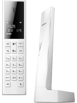 Philips Linea V Ασύρματο Τηλέφωνο με Ανοιχτή Ακρόαση Λευκό