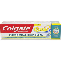 Colgate Total Interdental Deep Clean Οδοντόκρεμα για Λεύκανση κατά της Πλάκας & της Ουλίτιδας για Ευαίσθητα Δόντια 75ml