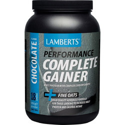 Lamberts Performance Complete Gainer & Fine Oats Chocolate Πρωτεΐνη Ορού Γάλακτος Όγκου 1.82kg