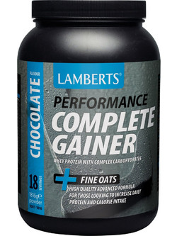 Lamberts Performance Complete Gainer & Fine Oats Chocolate Πρωτεΐνη Ορού Γάλακτος Όγκου 1.82kg