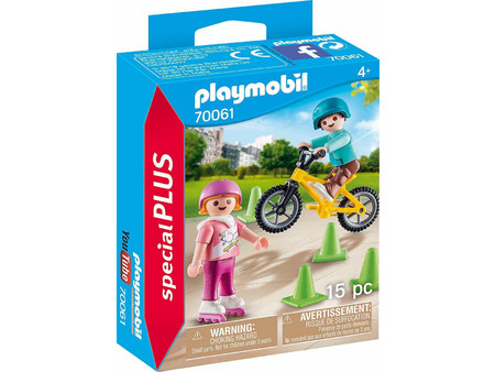 Playmobil Special Plus Παιδάκια με Πατίνια & Ποδήλατο BMX για 4+ Ετών 70061
