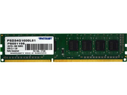 Patriot Signature 4GB (1X4GB) DDR3 RAM 1600MHz PSD34G1600L81