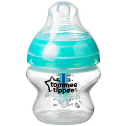 Tommee Tippee Advanced Πλαστικό Μπιμπερό με Θηλή Σιλικόνης κατά των Κολικών 0m+ Blue 150ml