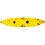 Seastar Captain II Πλαστικό Kayak 2 Ατόμων Κίτρινο 28144
