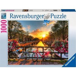 Puzzle Ravensburger Ποδήλατα Στο Άμστερνταμ 1000 Κομμάτια