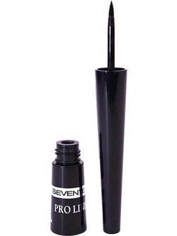 Seventeen Pro Liner 07 Black Πινέλο Eyeliner