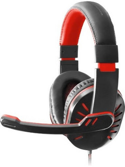 Esperanza Crow EGH330 Gaming Headset Over Ear Black Red