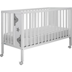 Bebe Stars Life Κούνια για Στρώμα 60x130cm Λευκή