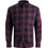 Jack & Jones Ανδρικό Πουκάμισο Βαμβακερό Καρό Μακρυμάνικο Slim Fit Μπορντό 12181602