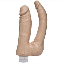 Doc Johnson The Naturals Double Penetrator Διπλός Δονητής 15cm Flesh