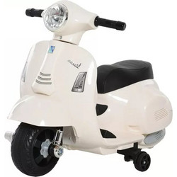HOMCOM Ηλεκτροκίνητη Παιδική Vespa 6V Λευκή 370-138WT