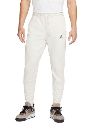 Jordan Essential Warm Up Ανδρικό Παντελόνι Φόρμας με Λάστιχο Λευκό DJ0881-104