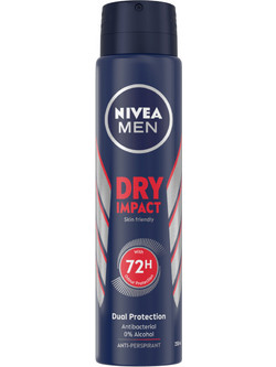 Nivea Dry Impact Ανδρικό Αποσμητικό Spray 72h 150ml