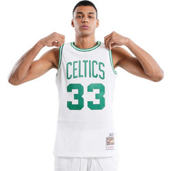 Mitchell & Ness NBA Larry Bird Boston Celtics 1985-86 Swingman Ανδρικό Αθλητικό T-Shirt Λευκό SMJYGS18141-BCE85LBI
