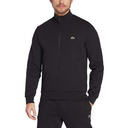 Lacoste Ανδρική Ζακέτα Φούτερ με Φερμουάρ Μαύρη 3SH9622-031