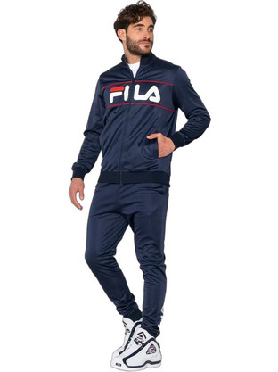 Fila Ανδρικό Σετ Φόρμας με Λάστιχο Navy Μπλε FW22SPM098-412