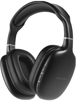 SonicGear Airphone 6 Obsidian Ασύρματα Bluetooth Ακουστικά Over Ear Μαύρα