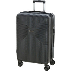 Bartuggi 712-80130 Βαλίτσα Μεσαία 67x45x30cm με 4 Ρόδες Μαύρη