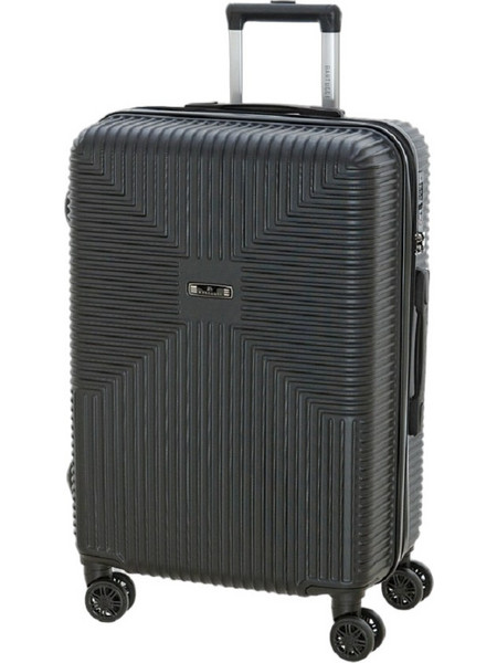 Bartuggi 712-80130 Βαλίτσα Μεσαία 67x45x30cm με 4 Ρόδες Μαύρη