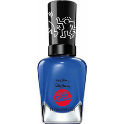 Sally Hansen Miracle Gel Keith Haring 925 Draw Blue In Glitter Βερνίκι Νυχιών Μακράς Διαρκείας
